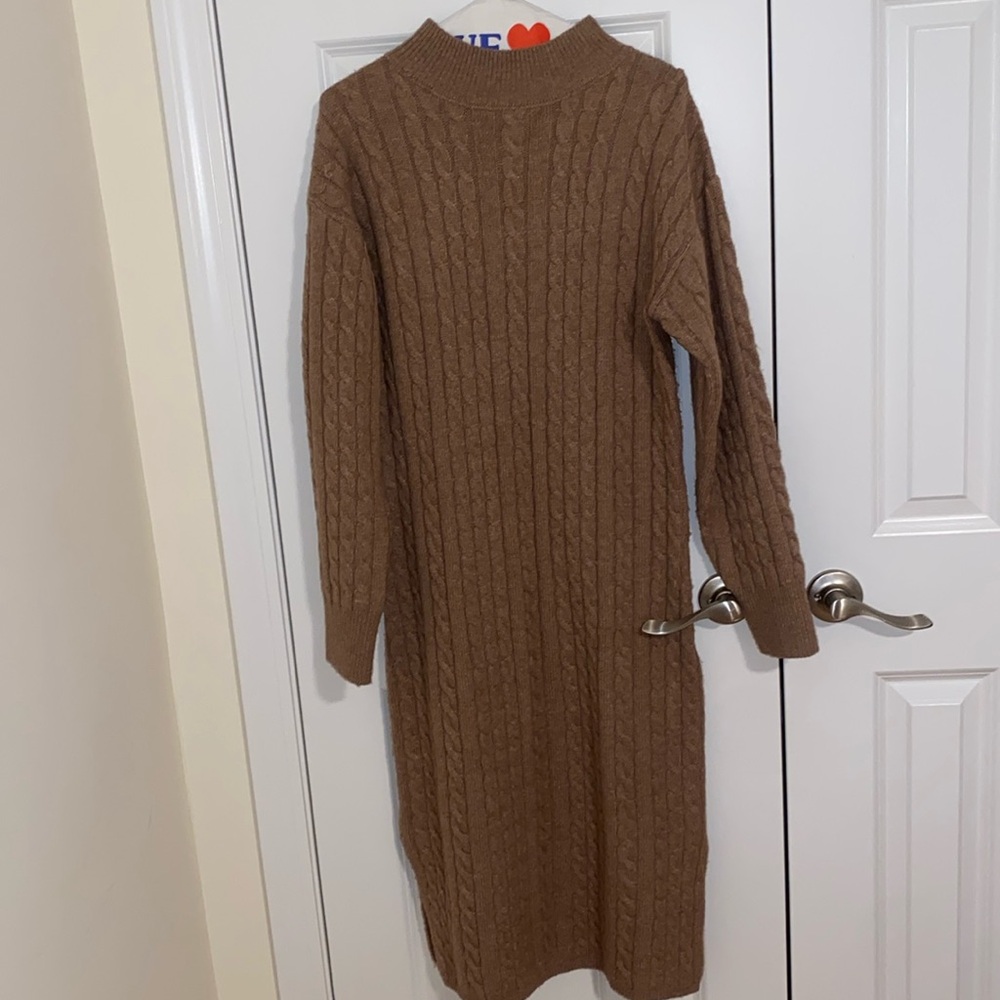 Midi sweater dress